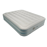 Matelas pneumatique de luxe pleine grandeur avec pompe intégrée bon marché Lit auto-gonflable portable pour l'extérieur Lit gonflé King Size
