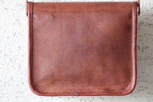 Petit sac à bandoulière et écharpe en cuir de chèvre véritable, pour femmes, décontracté - Product Image 4