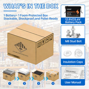 150Ah 12.8V 딥 사이클 배터리, 완벽한 납산 배터리 대체품, 4000+ 사이클, RV용 맞춤형 납산 배터리 - Product Image 3