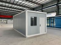 Maison conteneur préfabriquée pliable pour bureau temporaire, logement, cuisine, entrepôt, atelier