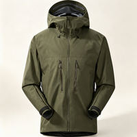 Veste de camouflage imperméable à capuche pour homme, haute performance, style safari, pour l'alpinisme et la randonnée