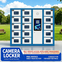 Armoire de location intelligente personnalisable pour caméras CCD, partage de caméras numériques en libre-service connecté, casier de prêts et de retours