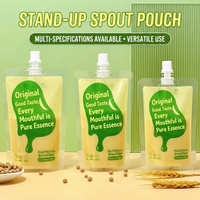 Pochette souple personnalisée avec bec verseur, résistante à la chaleur et au froid, pour boissons bouillables, emballage alimentaire liquide de qualité alimentaire