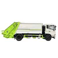 Camion à ordures compacteur à chargement arrière Dongfeng Kinland 14CBM, poids total autorisé 18000 kg, camion compacteur de déchets municipaux