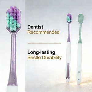 <span class=keywords><strong>Cepillo</strong></span> <span class=keywords><strong>de</strong></span> <span class=keywords><strong>Dientes</strong></span> Manual Personalizado para Adultos, con Cerdas Suaves, Mango Ergonómico, Higiene Bucal, Popular - Product Image 2