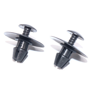 คลิปล็อคชิ้นส่วนตัวถังรถยนต์สำหรับ Mercedes W211 A209 C209 C219 แผงตกแต่งสเกิร์ตข้าง สีดำ พลาสติก อะไหล่ทดแทนใหม่ - Product Image 4