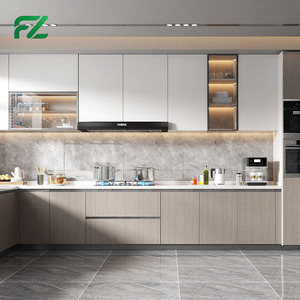 Armarios de Cocina Personalizados <span class=keywords><strong>para</strong></span> Almacenamiento de Comestibles, Diseños de Armarios de Pared <span class=keywords><strong>para</strong></span> Sala de Estar - Product Image 6