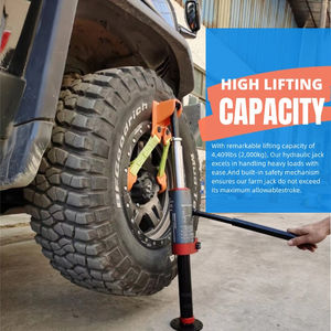 23-ton alluminio alto sollevamento idraulico recupero martinetto lungo nuovo portatile riparazione auto Top 4x4 fuoristrada SUV parti universali - Product Image 3