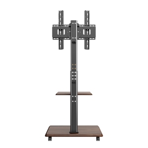 Robusto Carro de <span class=keywords><strong>TV</strong></span> rodante 90 grados <span class=keywords><strong>y</strong></span> rotación Altura ajustable Soporte de carro de <span class=keywords><strong>TV</strong></span> móvil Se adapta a televisores de 26-65" - Product Image 6