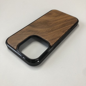 Étuis en bois pour téléphones portables, bois naturel de luxe, biodégradable, vente en gros pour iPhone 17 16 15 14 13 12 11 Pro Max - Product Image 2