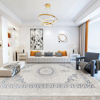 Premium Glänzender Kristallvelours-Polyester-Teppich Komfortabler Weicher Antirutsch-Bodenbelag für Wohnzimmer Schlafzimmer Teppich