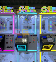 Machine de jeu à pince commerciale à monnayeur, modèle 'Clip and Win', prix USA pour salles d'enfants et entreprises de jeux d'arcade