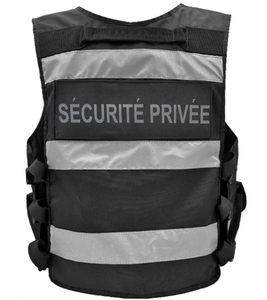 مرحبا Viz سترة تكتيكية شعار مخصص اللون الأمن عالية الوضوح سترة عاكسة الجبهة سستة سترات السلامة Securite Privee - Product Image 2