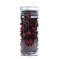 Fleur d'hibiscus séchée sans caféine, thé floral sain aux anthocyanes riches, goût acidulé, boisson quotidienne maison