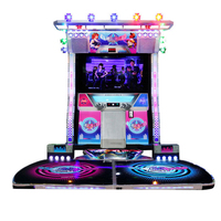 Machine de jeu vidéo de danse à pièces, simulateur d'amusement, arcade, musique, danse