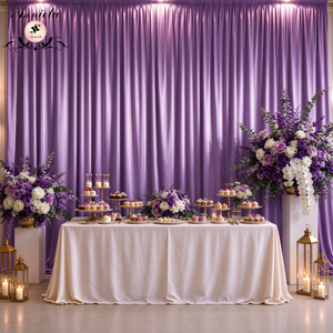 ANNIELU Tenda Decorativa in Seta Elasticizzata per Matrimoni, Eventi, Feste, Palcoscenici e Decorazioni per Baby Shower - Product Image 1