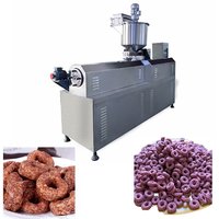 Nouvelle ligne de production industrielle de snacks de maïs soufflé multifonctionnelle entièrement automatique, extrudeuse bivis de haute performance pour boules de fromage