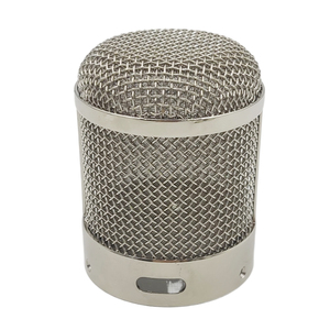 Boîtier de microphone à condensateur à diaphragme large en métal argenté de 6 cm de diamètre pour Telefunken U47 - Product Image 4