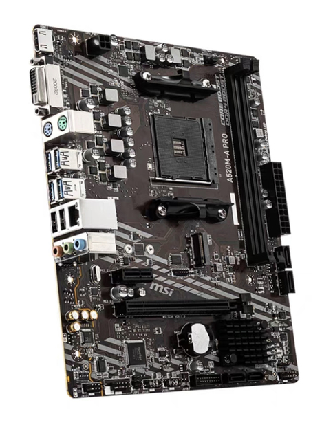 For A520M-A PRO AM4 Micro-ATX Gaming Motherboard for 5000 CPU DDR4 Double Channel M.2 New Desktop Mainboard