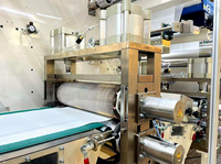Prix de fabrication de la machine d'hygiène d'usine Machine automatique sous les coussinets Ligne de production de sous-coussinets Machine sous les coussinets