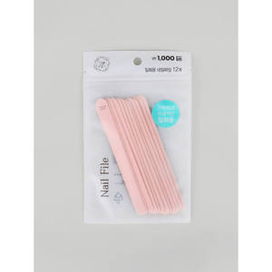 Pulidor de uñas desechable con logotipo personalizado, papel de lija 12P de doble cara, esmeril para salones de uñas, uso Personal, herramienta de belleza con patrón recto - Product Image 1