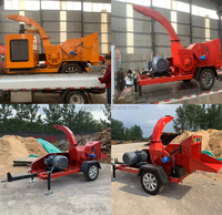 Trancheuse de bûches de bois machines de coupe d'arbres machines forestières concasseur de bûches