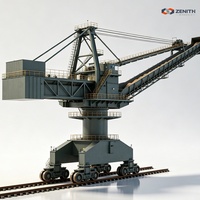 Chargeur de navires robuste pour charbon et minerais 1500tph