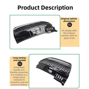 Convient pour la <span class=keywords><strong>calandre</strong></span> avant et l'entrée d'air pour <span class=keywords><strong>Audi</strong></span> <span class=keywords><strong>A4</strong></span> B7 de 2005 à <span class=keywords><strong>2007</strong></span> pour la modification de la voiture modèle RS - Product Image 2