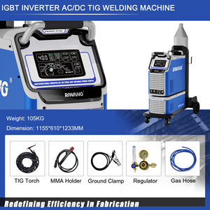 Riwang TIG-400 IGBT con Control de Pie por Pulsos, Acero Inoxidable, Aluminio, Cobre, Color Personalizado, ODM/OEM - Product Image 4