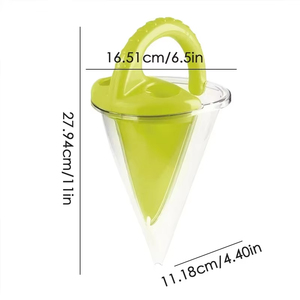 Conque à sable en plastique pour la plage, outil de construction de château de sable, jouet sensoriel pour enfants - Product Image 1