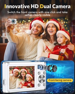 Máy ảnh kỹ thuật số ống kính kép 4k Máy ảnh chụp ảnh máy quay video vlog tự động 48mp máy ảnh nhỏ gọn màn hình kỹ thuật số chuyên nghiệp 4K - Product Image 6