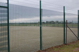 Fabricante ISO9001 muy fuerte valla 8mm x 2 + 6mm x 1 recubierto de PVC cerca de alambre Doble Red - Product Image 3