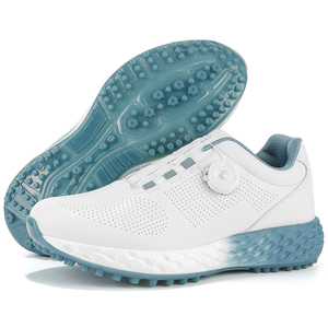 Chaussures <span class=keywords><strong>de</strong></span> <span class=keywords><strong>golf</strong></span> imperméables sans crampons pour hommes et femmes, boucle rotative, crampons haut <span class=keywords><strong>de</strong></span> gamme, chaussures <span class=keywords><strong>de</strong></span> <span class=keywords><strong>golf</strong></span> en cuir imperméables pour couples - Product Image 1