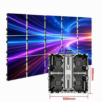 Écran d'affichage publicitaire LED intérieur/extérieur P2.604 P2.976 P3.91 500x500mm, panneau mural vidéo LED, location de panneaux LED