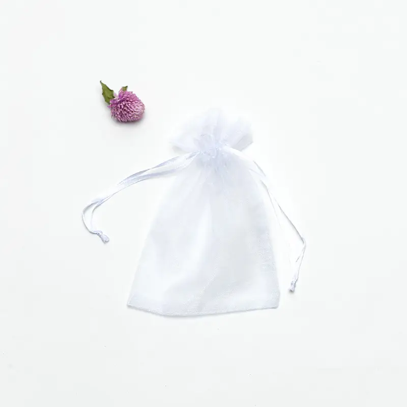 gift pouch jewelry mesh purple bag organza drawstring bag