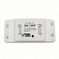 Interrupteur mural intelligent Wifi pour la maison, compatible avec l'application Tuya Smart Life, module de relais intelligent sans fil Wifi, coque de prise