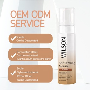 Fournisseur de mousse auto-bronzante, lotion auto-bronzante, eau auto-bronzante pour le <span class=keywords><strong>visage</strong></span>, 100% naturel, biologique, meilleur OEM ODM, fabriqué en usine - Product Image 2