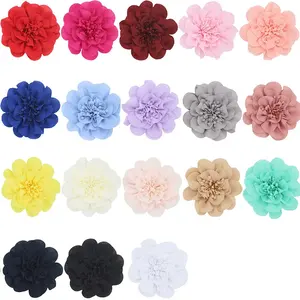 2024 Factory price manufacturer supplier yarn flower children girls hair accessories