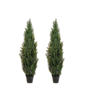 Multiple Sizes Cone <strong>Shape</strong> Artificial Cypress Cedar <strong>Tree</strong> Artificial Cedar Topiary for Home Decorative - Product Image 3