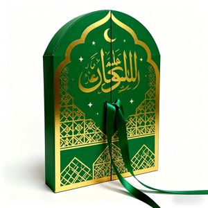 Hộp quà tặng mỹ phẩm Ramadan, lịch chờ ngày Ramadan, hình mặt trăng & sao, đựng sôcôla, quà tặng Eid, nhà cung cấp đếm ngược ngày Eid - Product Image 5