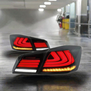 Car Accessories <b>Red</b> <b>LED</b> Tail <b>Light</b> Assembly for Accord 9th 9.5th Gen 2014-2016 DRL Turn Signal+Brake+Reverse <b>Light</b> - Product Image 3