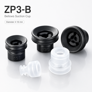 Zp3 Series Suzhou Vacuum Sucker Double Suction Cup SEAL <b>RUBBER</b> Suction Cup Manipulator Robot EOAT Pick and Place Automa - Product Image 1