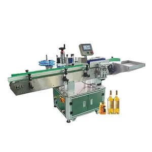 factory price automatic vitro candy water beer juice sauce jar labeling machine for round bottle