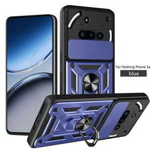 Étui magnétique pour téléphone portable avec anneau de support <span class=keywords><strong>coulissant</strong></span> pour objectif, compatible Nothing Phone (3a) Pro/Nothing Phone (3a)/Nothing CMF Phone 1 - Product Image 5