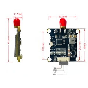 Transmetteur vidéo pour drone FPV, 1.2G, 800mW, 9CH, VTX1G2‑800, 2‑8S, 7‑36V, puissance réglable, PIT 25, 200, 800mW, connecteur SMA - Product Image 4
