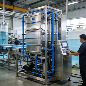 Sistema de Tratamiento de Agua Ultrapura EDI de Grado Industrial, Equipo de Agua Ultrapura Personalizado - Product Image 1