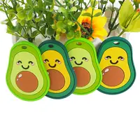 Wholesales बच्चे को खाना ग्रेड Bpa मुक्त कस्टम फल सिलिकॉन Avocado Teether