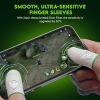 Logo personnalisable Fibre d'argent Spécialement conçue pour les jeux mobiles Ajustement confortable Difficile à endommager Antidérapante et absorbant la transpiration