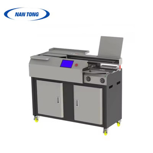 Machine de reliure parfaite A4 Nantong, largeur 320 mm, écran tactile, équipement de reliure haute vitesse - Product Image 1