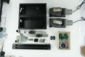 2025 thiết kế hiện đại kép năng lượng mặt trời Powered động cơ chống thấm nước ngầm tự động Swing cổng điều hành cho biệt thự kho sử dụng carin - Product Image 6